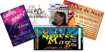 Flyers & Prospectus, supports imprimés...